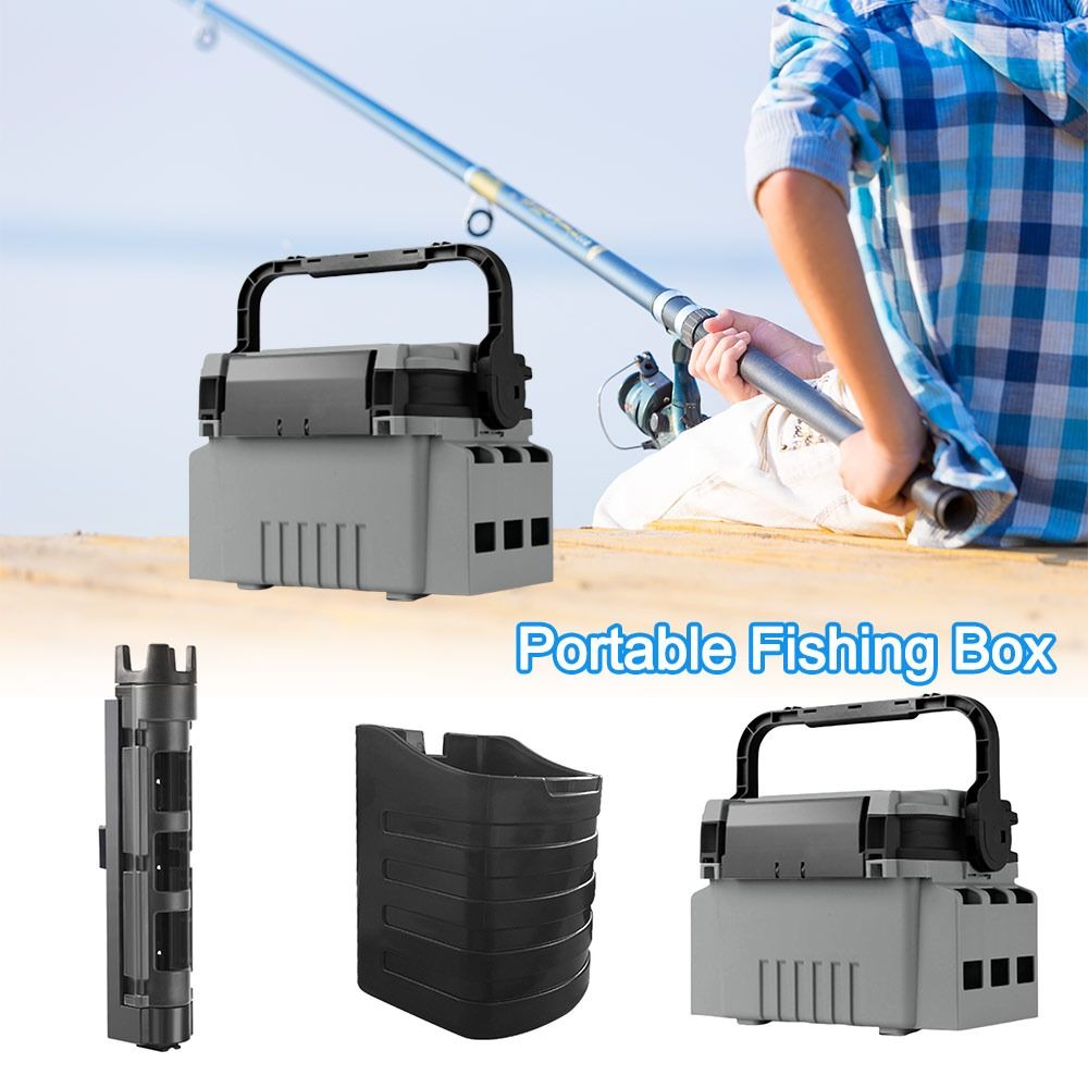 Fishing Kayak Crate - 다기능 휴대용 낚시 박스 대용량 컴팩트
