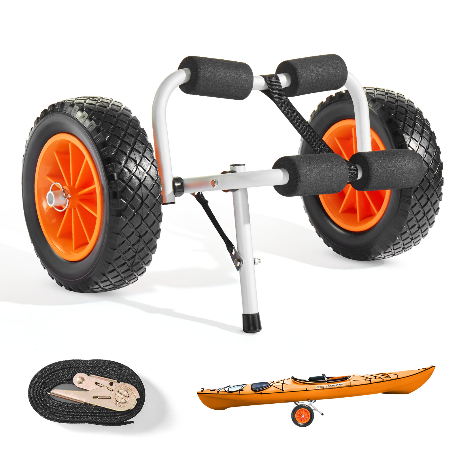 SucceBuy 200파운드 카약 카트 접이식 카약 트 - Fishing Kayak Cart 리뷰 및 가격