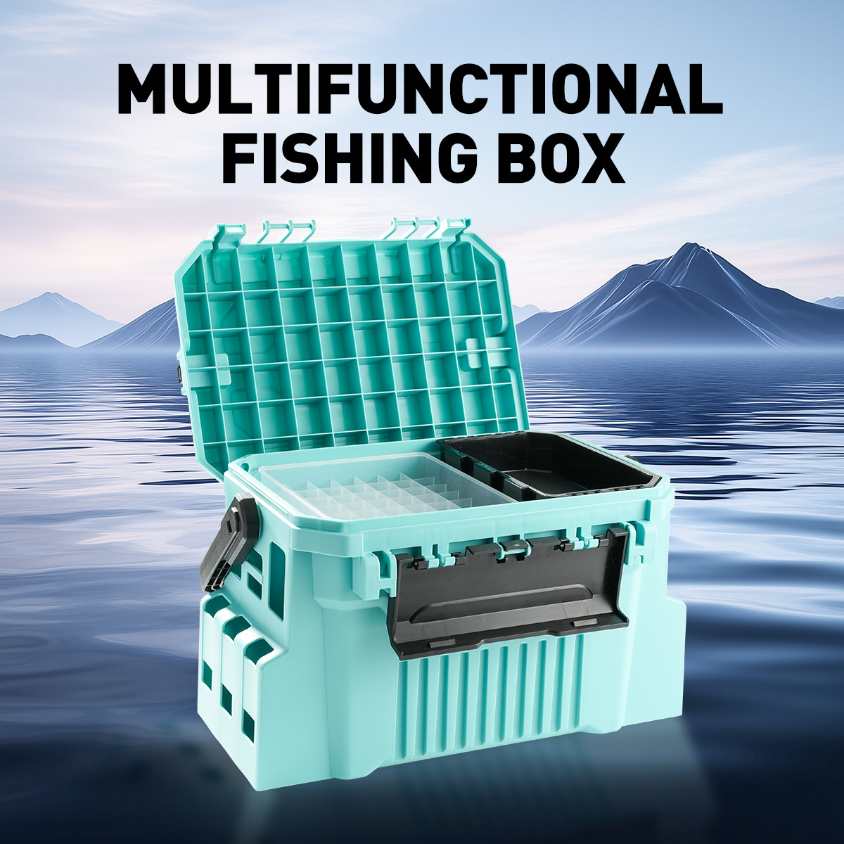 20L 낚시 도구 상자 (에기 박스 포함) 다기능 바닷 - Fishing Kayak Crate 리뷰 및 가격