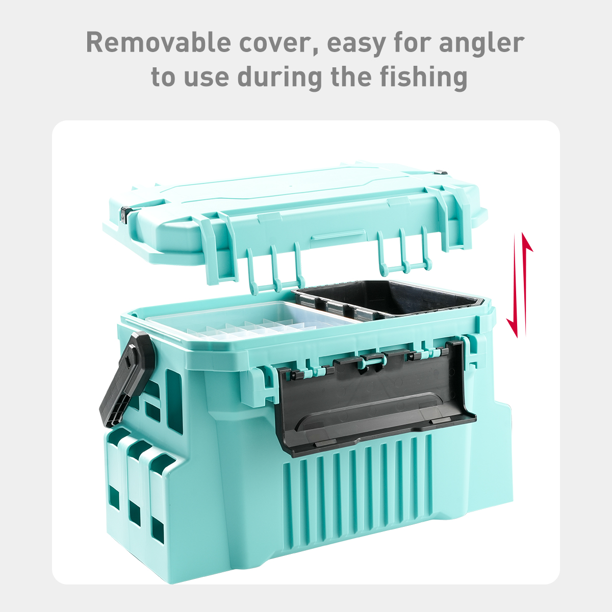20L 낚시 도구 상자 (에기 박스 포함) 다기능 바닷 - Fishing Kayak Crate 리뷰 및 가격