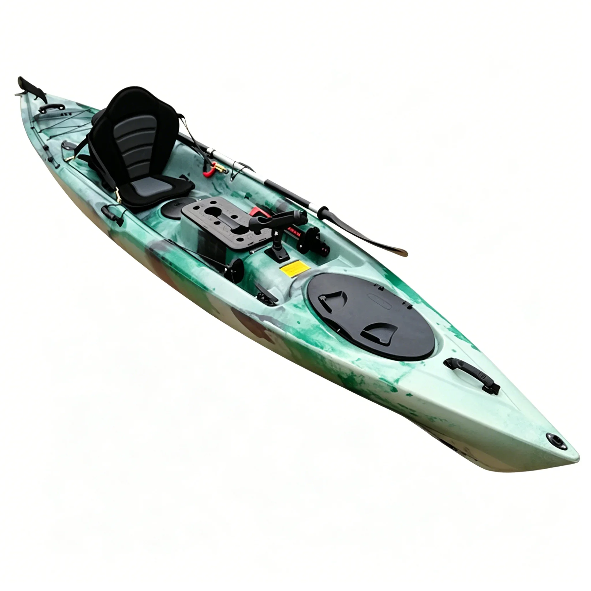 1인용 폴리에틸렌 소재의 페달 구동식 낚시 카약. 낚싯 - Fishing Kayak Rod Holder 리뷰 및 가격